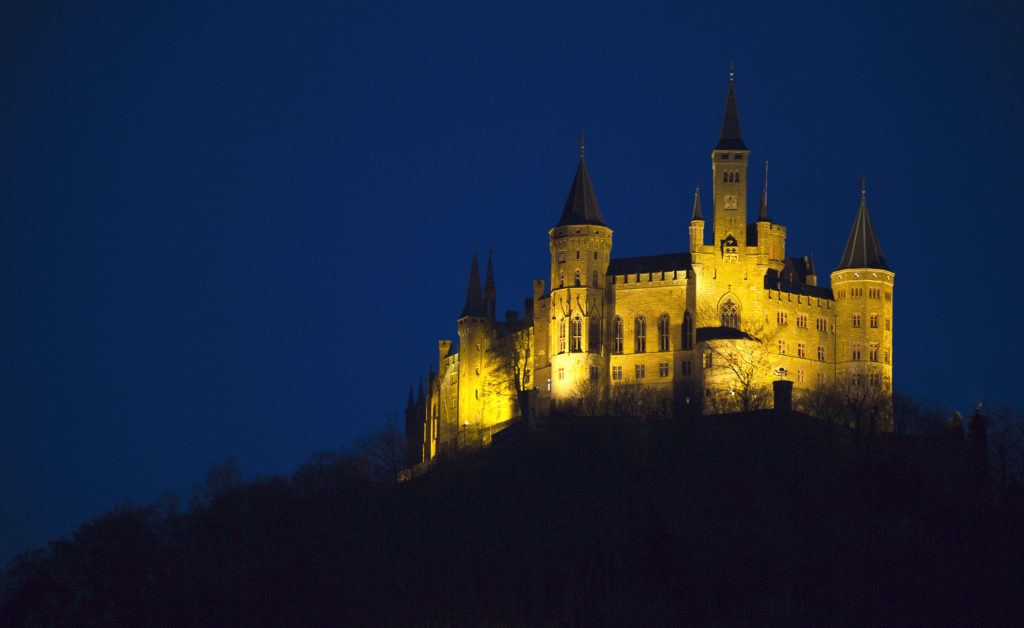 Foto von der Burg Hohenzollern bei Tübingen